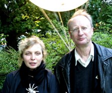 Kirsten Kl�ckner und Klaus Staeck